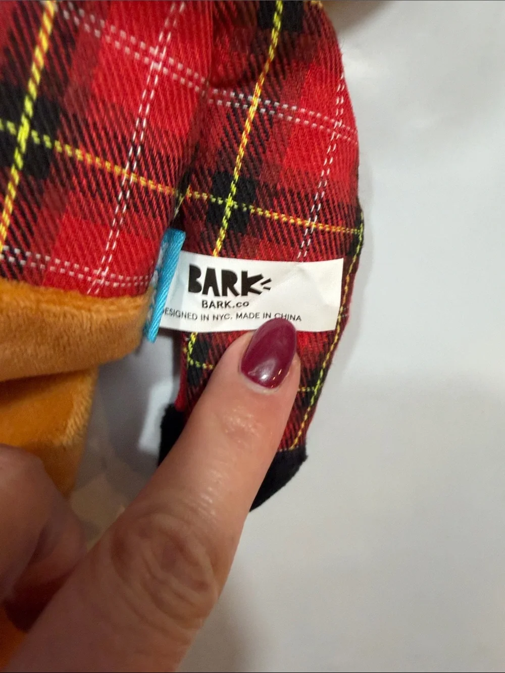 BARK DEER JOHN deer hunter Squeaky DOG TOY OCTOBER 2026 NEW red plaid shirt hat